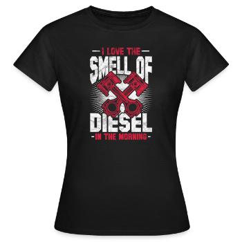 Diesel - T-shirt Femme - noir - Devant - AI Model Female 172 dark (172cm)
