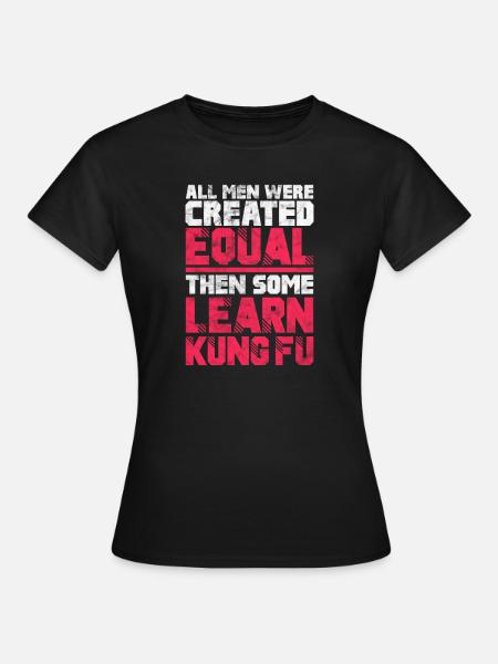 Kung Fu - Frauen T-Shirt - Schwarz
