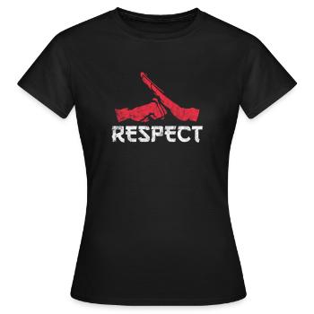 Kung-fu - T-shirt Femme - noir - Devant - AI Model Female 172 dark (172cm)
