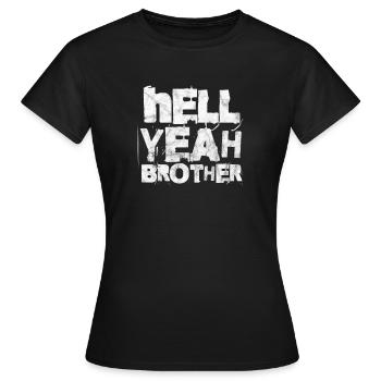 Brother - Women's T-Shirt - black - Front - AI Model Female 172 dark (172cm)