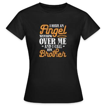 Brother - Women's T-Shirt - black - Front - AI Model Female 172 dark (172cm)