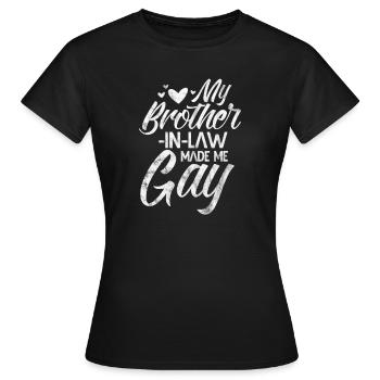 Brother - Women's T-Shirt - black - Front - AI Model Female 172 dark (172cm)