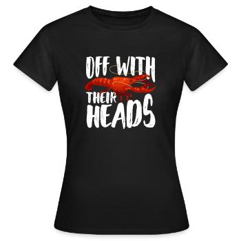Languste - Frauen T-Shirt - Schwarz - Vorne - AI Model Female 172 dark (172cm)