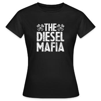 Diesel - T-shirt Femme - noir - Devant - AI Model Female 172 dark (172cm)