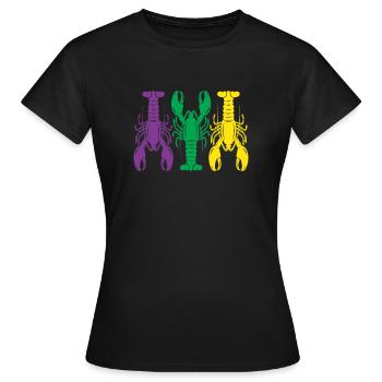 Languste - Frauen T-Shirt - Schwarz - Vorne - AI Model Female 172 dark (172cm)