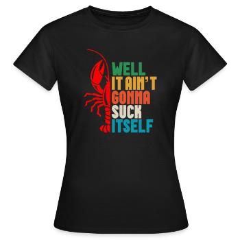 Languste - Frauen T-Shirt - Schwarz - Vorne - AI Model Female 172 dark (172cm)