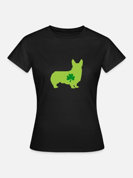 Corgi - Frauen T-Shirt - Schwarz