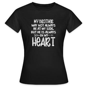 Brother - Women's T-Shirt - black - Front - AI Model Female 172 dark (172cm)