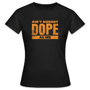 Hip Hop - Women's T-Shirt - black - Front - AI Model Female 172 dark (172cm)