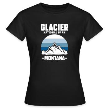 Montana - T-shirt Femme - noir - Devant - AI Model Female 172 dark (172cm)