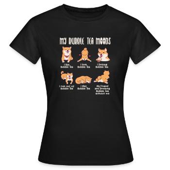 Shiba Inu - Frauen T-Shirt - Schwarz - Vorne - AI Model Female 172 dark (172cm)