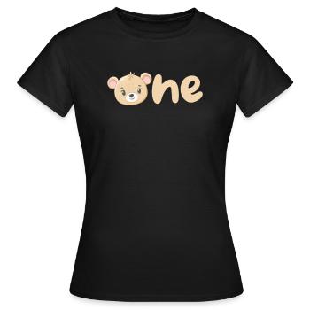Ours en peluche Ours en peluche Cadeau pour enfants - T-shirt Femme - noir - Devant - AI Model Female 172 dark (172cm)