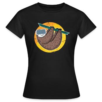 VR Virtual Reality Gamer Geschenk - Frauen T-Shirt - Schwarz - Vorne - AI Model Female 172 dark (172cm)