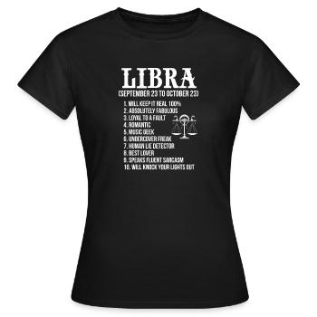 Balance - T-shirt Femme - noir - Devant - AI Model Female 172 dark (172cm)