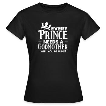 Godmother - Women's T-Shirt - black - Front - AI Model Female 172 dark (172cm)
