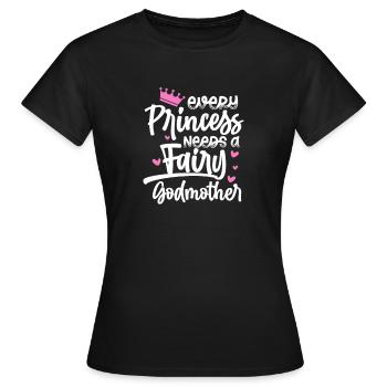 Godmother - Women's T-Shirt - black - Front - AI Model Female 172 dark (172cm)