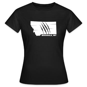 Montana - T-shirt Femme - noir - Devant - AI Model Female 172 dark (172cm)
