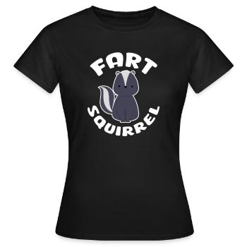 Mouffette - T-shirt Femme - noir - Devant - AI Model Female 172 dark (172cm)