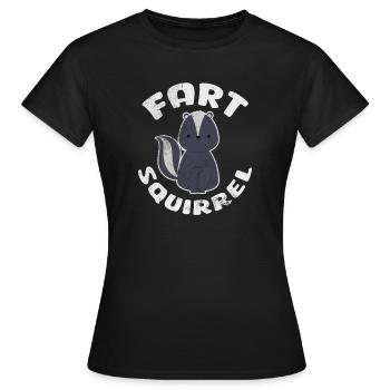 Skunk Stinker Stinker Skunk Cadeau - T-shirt Femme - noir - Devant - AI Model Female 172 dark (172cm)