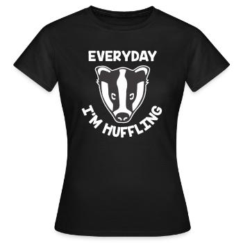 Mouffette - T-shirt Femme - noir - Devant - AI Model Female 172 dark (172cm)