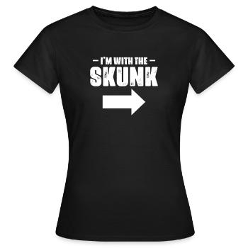 Mouffette - T-shirt Femme - noir - Devant - AI Model Female 172 dark (172cm)