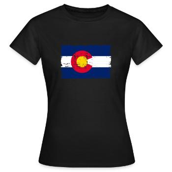 Colorado - T-shirt Femme - noir - Devant - AI Model Female 172 dark (172cm)
