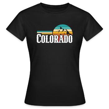 Colorado - T-shirt Femme - noir - Devant - AI Model Female 172 dark (172cm)