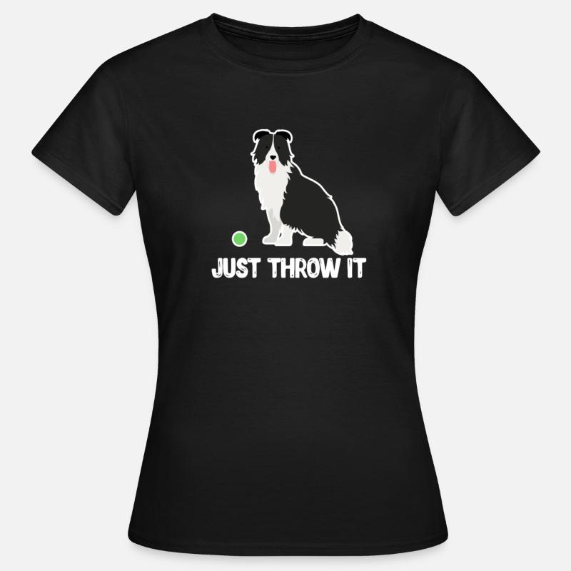 Border Collie - Women's T-Shirt - black