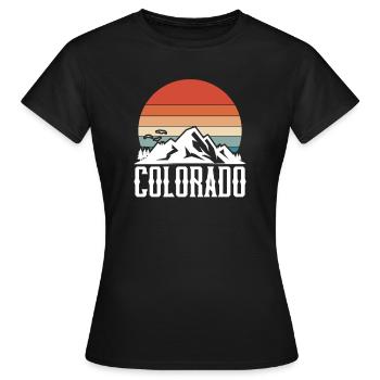 Colorado - T-shirt Femme - noir - Devant - AI Model Female 172 dark (172cm)
