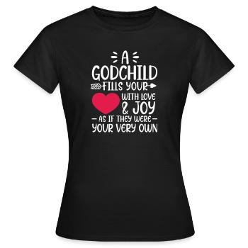 Godmother - Women's T-Shirt - black - Front - AI Model Female 172 dark (172cm)