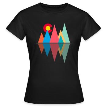 Colorado - T-shirt Femme - noir - Devant - AI Model Female 172 dark (172cm)