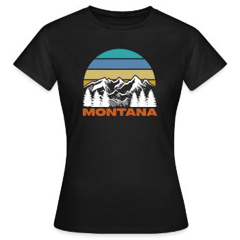 Montana - T-shirt Femme - noir - Devant - AI Model Female 172 dark (172cm)