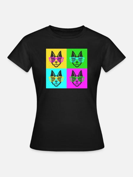 Boston Terrier - Frauen T-Shirt - Schwarz