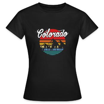 Colorado - T-shirt Femme - noir - Devant - AI Model Female 172 dark (172cm)