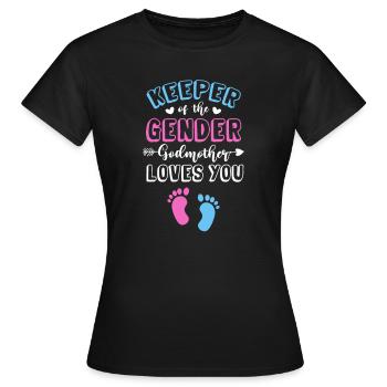 Godmother - Women's T-Shirt - black - Front - AI Model Female 172 dark (172cm)