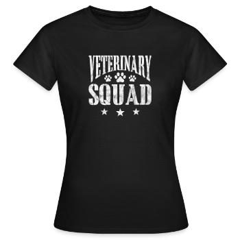 Vétérinaire vétérinaire Cadeau vétérinaire - T-shirt Femme - noir - Devant - AI Model Female 172 dark (172cm)