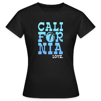 Kalifornien - Frauen T-Shirt - Schwarz - Vorne - AI Model Female 172 dark (172cm)