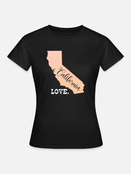 Kalifornien - Frauen T-Shirt - Schwarz