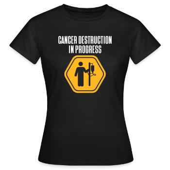 Cancer Maladie Maladie Combattre Cadeau - T-shirt Femme - noir - Devant - AI Model Female 172 dark (172cm)