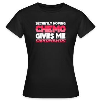 Cancer Maladie Maladie Combattre Cadeau - T-shirt Femme - noir - Devant - AI Model Female 172 dark (172cm)