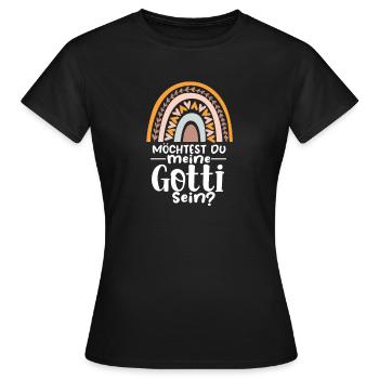 Godmother - Women's T-Shirt - black - Front - AI Model Female 172 dark (172cm)