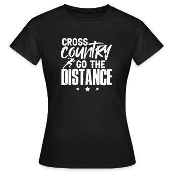 Courir - T-shirt Femme - noir - Devant - AI Model Female 172 dark (172cm)