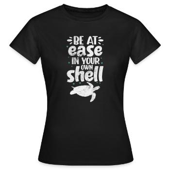 Tortue - T-shirt Femme - noir - Devant - AI Model Female 172 dark (172cm)
