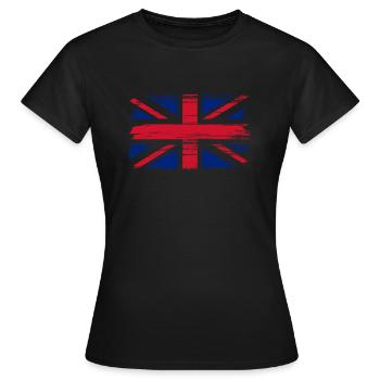 London United Kingdom UK England Geschenk - Frauen T-Shirt - Schwarz - Vorne - AI Model Female 172 dark (172cm)