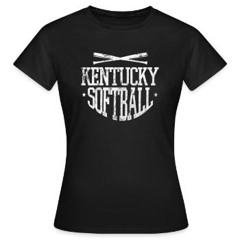 Kentucky Softball - Frauen T-Shirt - Schwarz - Vorne - AI Model Female 172 dark (172cm)