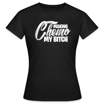 Cancer Maladie Maladie Combattre Cadeau - T-shirt Femme - noir - Devant - AI Model Female 172 dark (172cm)