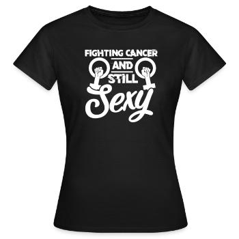 Cancer Maladie Maladie Combattre Cadeau - T-shirt Femme - noir - Devant - AI Model Female 172 dark (172cm)