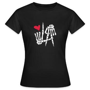 Los Angeles - T-shirt Femme - noir - Devant - AI Model Female 172 dark (172cm)