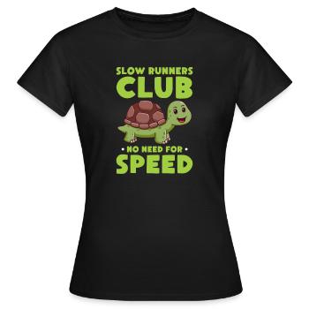 Tortue Tortue Sea Créatures marines Cadeau - T-shirt Femme - noir - Devant - AI Model Female 172 dark (172cm)