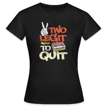 Hip-hop - T-shirt Femme - noir - Devant - AI Model Female 172 dark (172cm)